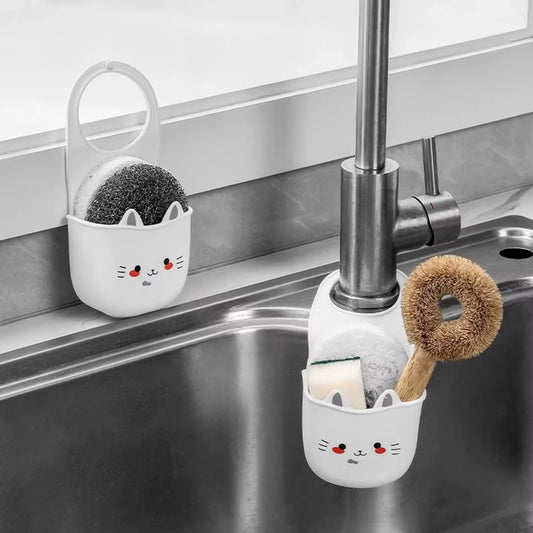 Faucet-Mounted Cat Basket