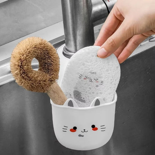 Faucet-Mounted Cat Basket