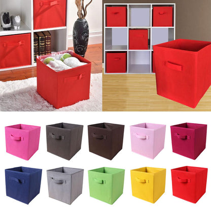 Versatile Foldable Fabric Storage Cube Box