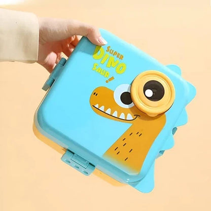 Dino Double Layers Stainless Steel Lunch Box