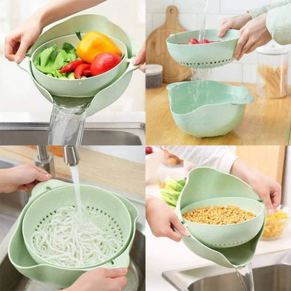 Multi-functional Double Layer Drain Basket