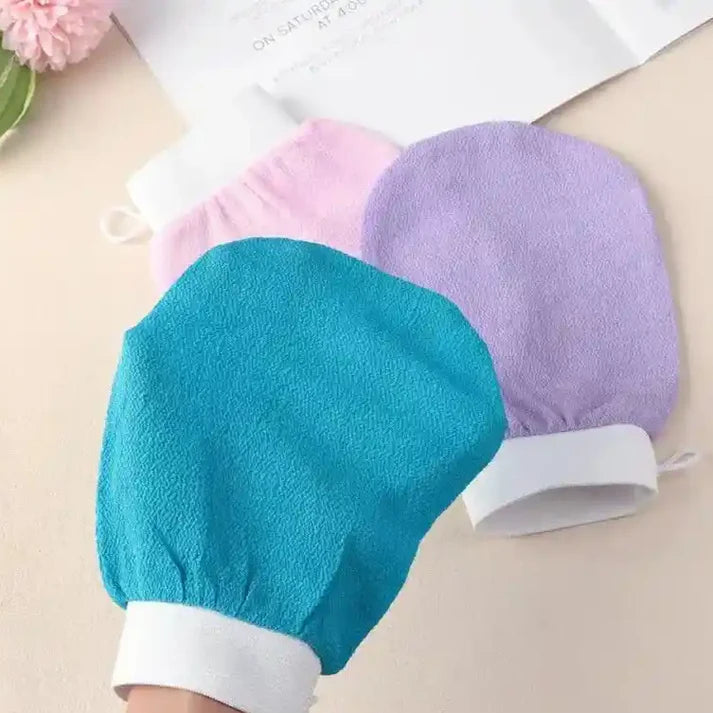 Soft Textured Shower Exfoliator Glove