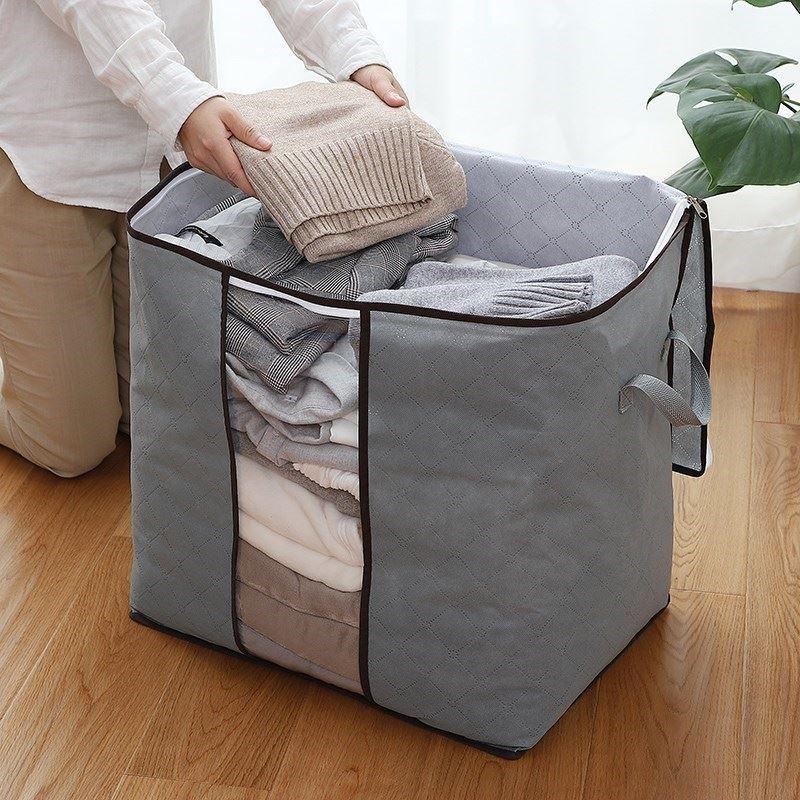 Grey Bamboo Bag Under 1$