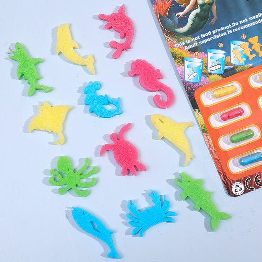 Growing Animal Capsule Toys For Kids 12 Pieces