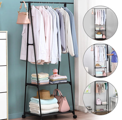 Heavy-Duty Triangle Coat Hanger – Multi-Functional Clothes Storage Rack