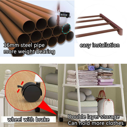 Heavy-Duty Triangle Coat Hanger – Multi-Functional Clothes Storage Rack