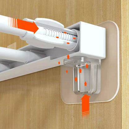 Invisible Shelf Support Clips Self-Adhesive Cabinet Shelf Holders
