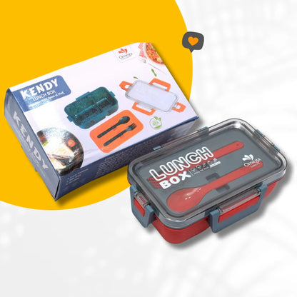 Smart 2 Section Lunch Box With Cutlery Kit
