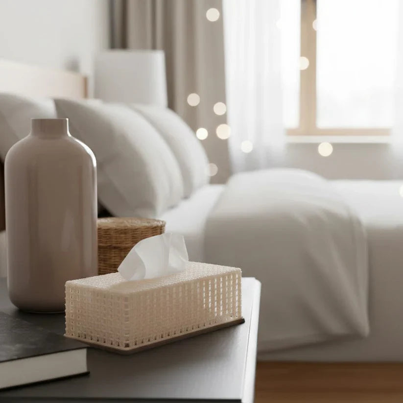 Knit Tissue Holder Cover For Home & Office