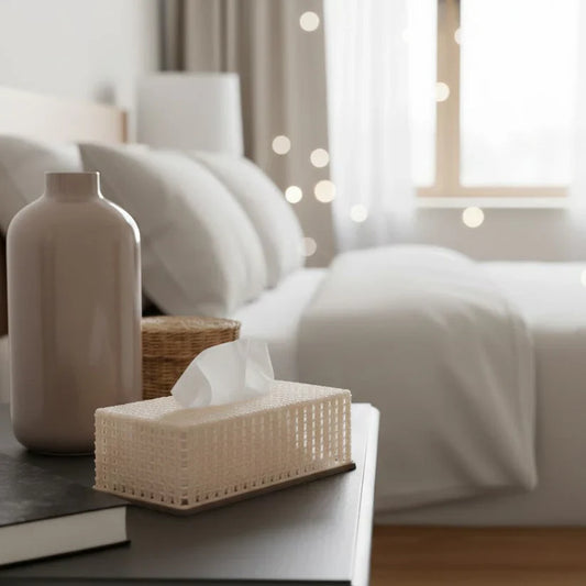 Knit Tissue Holder Cover For Home & Office