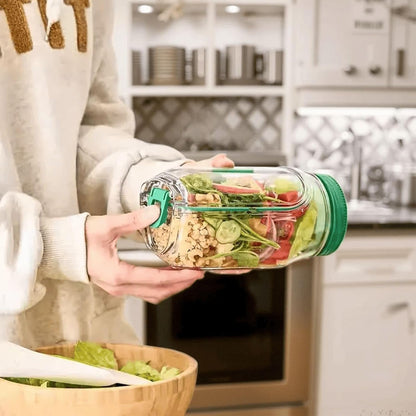 Leakproof & Portable Salad & Snack Storage Box