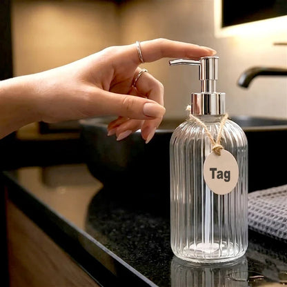 Linear Design Liquid Soap & Lotion Dispenser (Random Color)
