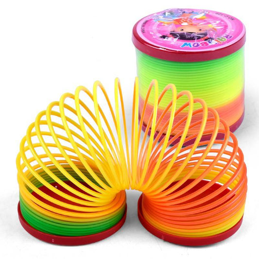 1Pcs Magic Slinky Rainbow Springs Bounce