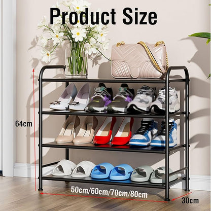 Modern 4 Tier Multi-Functional Shoe Storage Rack for Home