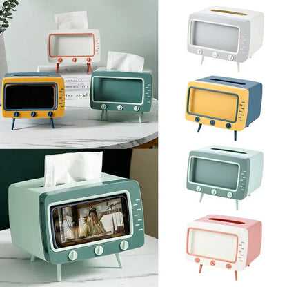 Modern TV Shape Tissue Dispenser Organizer