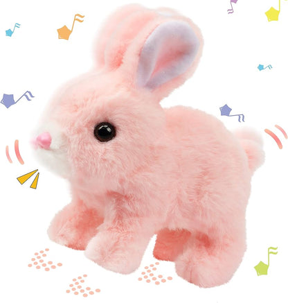 Musical Wiggly Rabbit Plush Toy