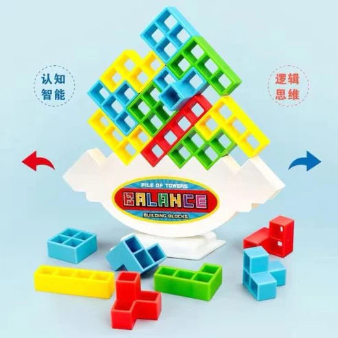 16 Blocks Interactive Balance Stacking Building Blocks Game