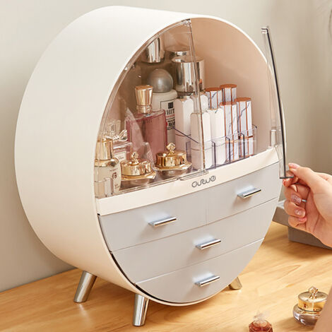 Oval Shaped Cosmetic Organizer, Jewerly & Cosmetic Organizer 