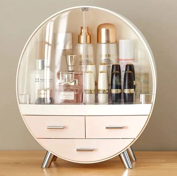 Oval Shaped Cosmetic Organizer, Jewerly & Cosmetic Organizer 