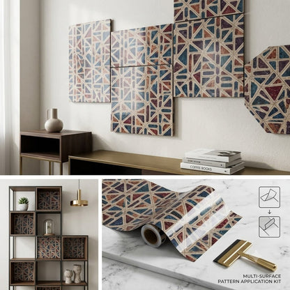 Peel & Stick Vinyl Wallpaper – Cabinet, Countertop & Shelf Liner (60x200cm)