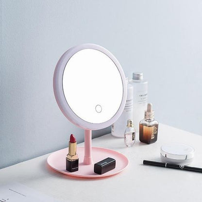 Portable Rechargeable Cosmetic Mirror