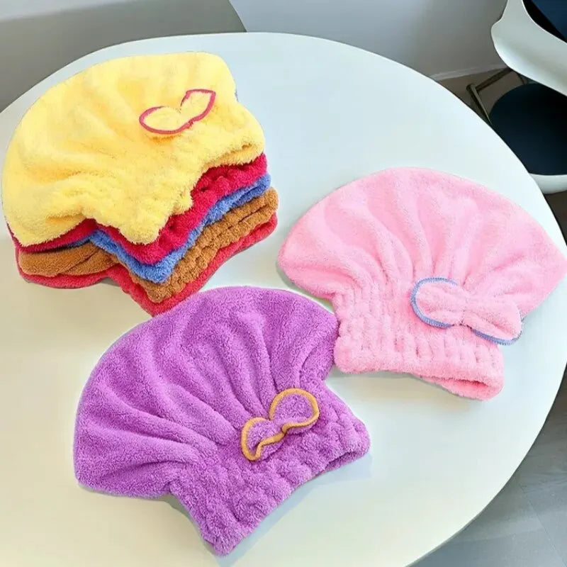 Water-Absorbent Quick Dry Hair Shower Cap