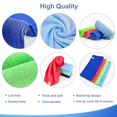 Quick Dry Microfiber Towels (6 Pack)