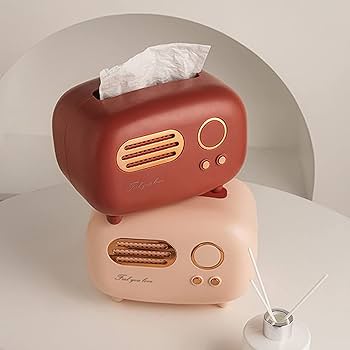  Radio Tissue Box, Home and Living 