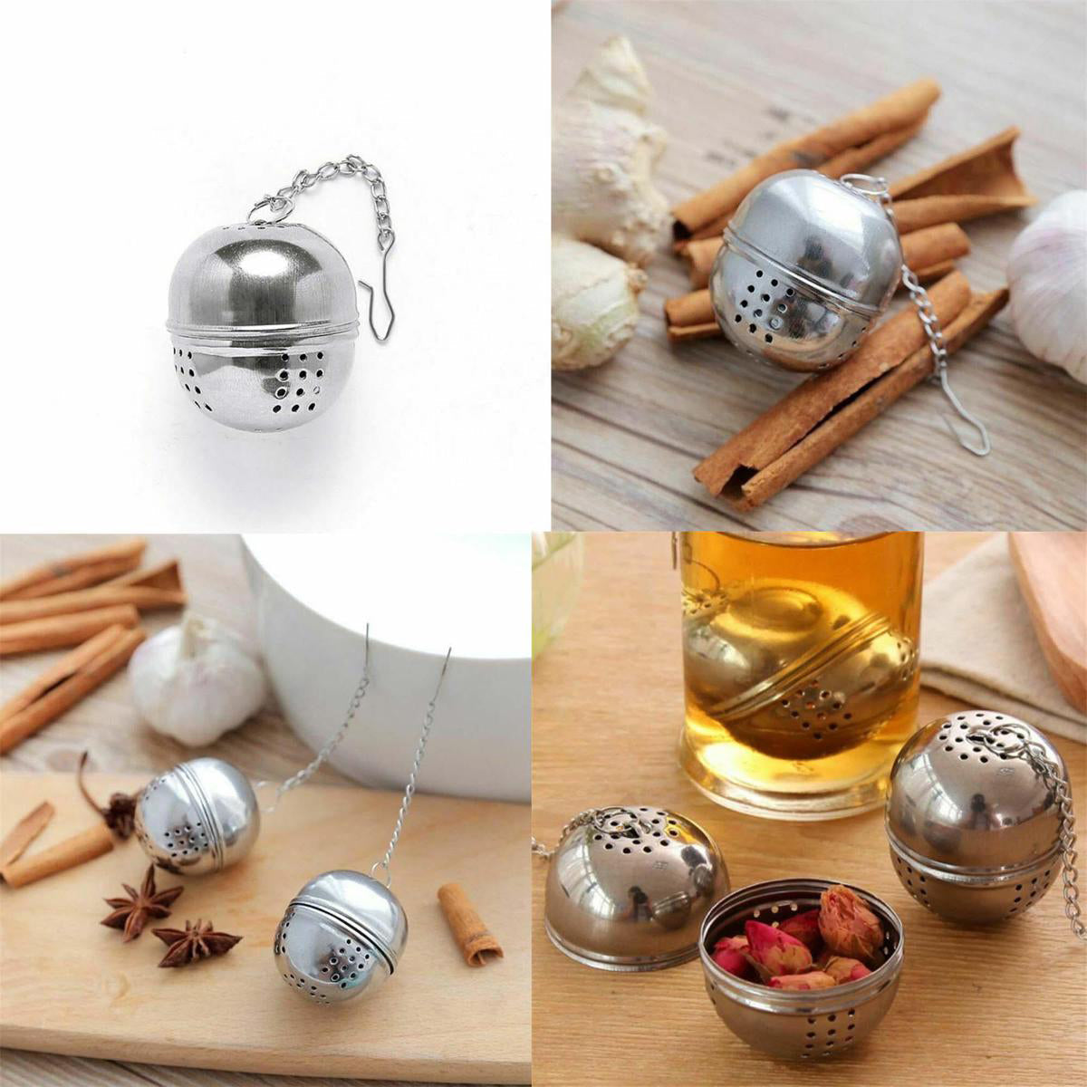 Reusable Tea Brewing Ball for Cups & Teapots