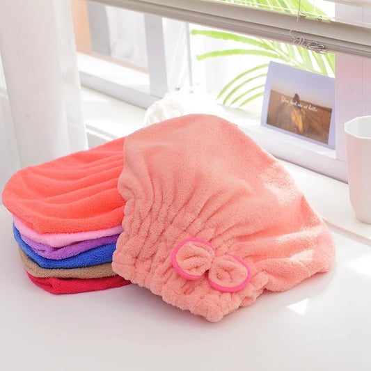 Water-Absorbent Quick Dry Hair Shower Cap