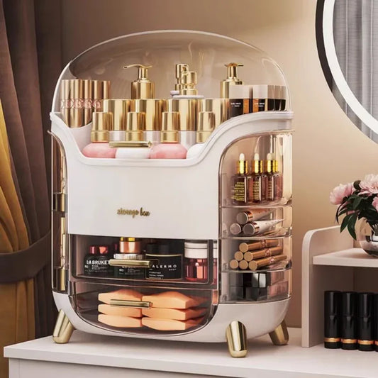 Luxury desktop cosmetic organizer