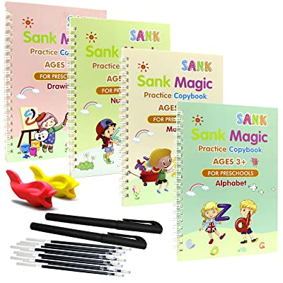 4PC Sank Practice Copy for Kids Writing Practice Book