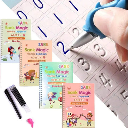 4PC Sank Practice Copy for Kids Writing Practice Book