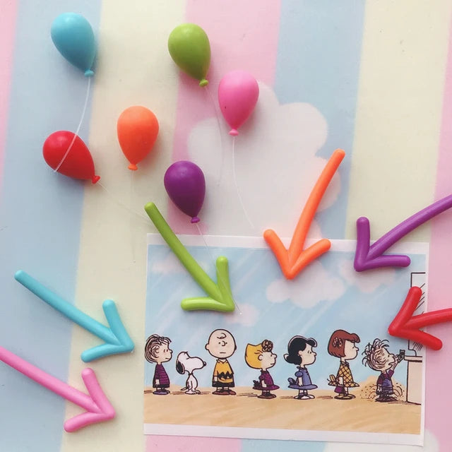 6 Pcs Creative Cute and Fun Arrow Shape Refrigerator Magnets