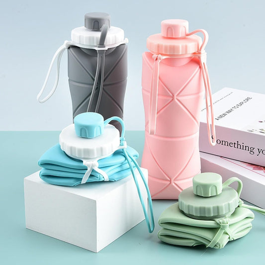  Silicone Foldable Water Bottle, Home and Living 