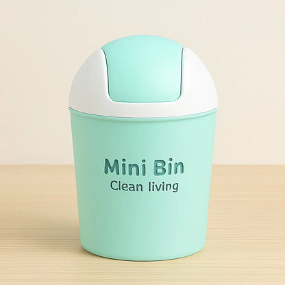 Mini Desktop Plastic Trash Bin For Office & Kitchen