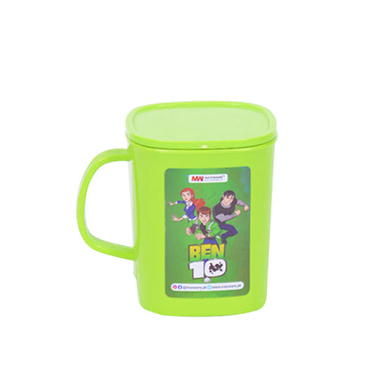 1 Pcs Child Friendly Smiley Mug With Lid