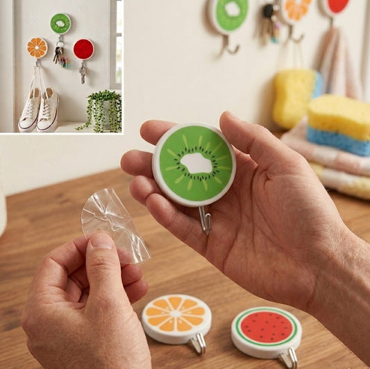 Strong Sticky Wall Hooks for Home Storage Organization