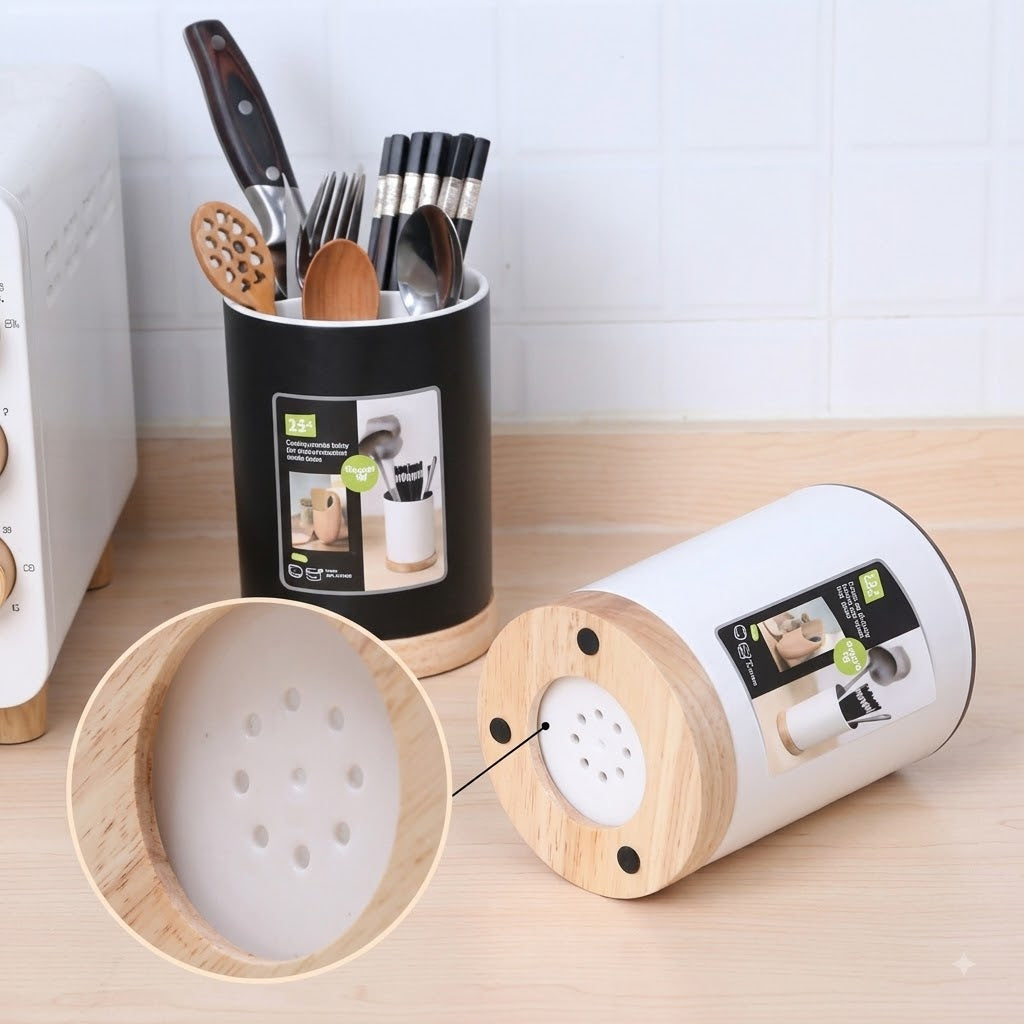 Tableware Storage Organizer – Quick-Drain Kitchen Cutlery Holder & Drying Rack