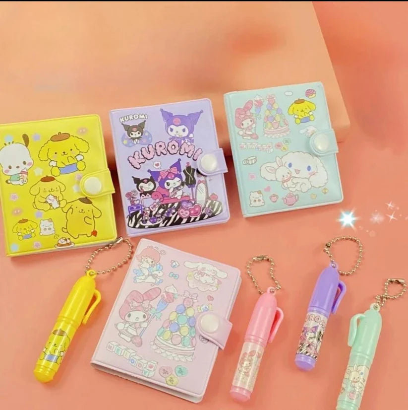 Compact Cute Signature Autograph Notebook With Pen