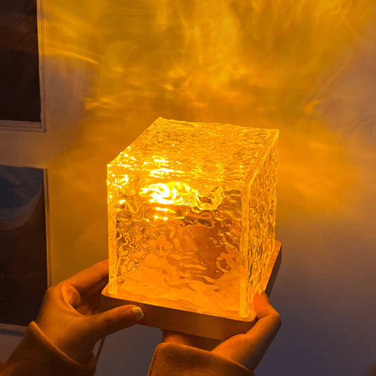 Color-Changing Water Ripple Effect Lamp (USB Connected)