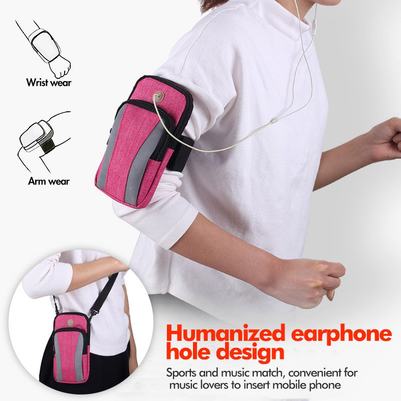 Waterproof Gym Arm Bag for Phone with Earphone Access
