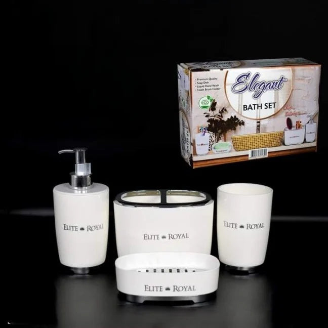 4-Piece Bath Essentials Set – Online Shopping in Pakistan - EliteChoice
