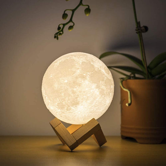 3D Moon Glow LED Light
