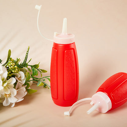 1 Pcs Plastic Ketchup Dressing Bottle