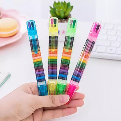 1 Pcs Multi-Colored Crayons Pen