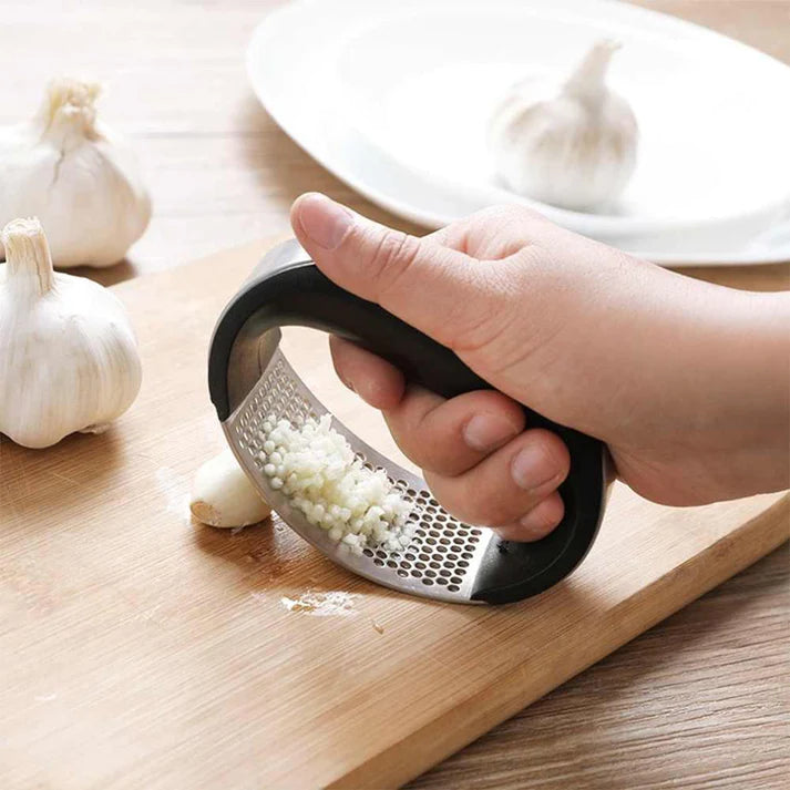 Stainless Steel Garlic Press Crusher Squeezer Mincer Chopper