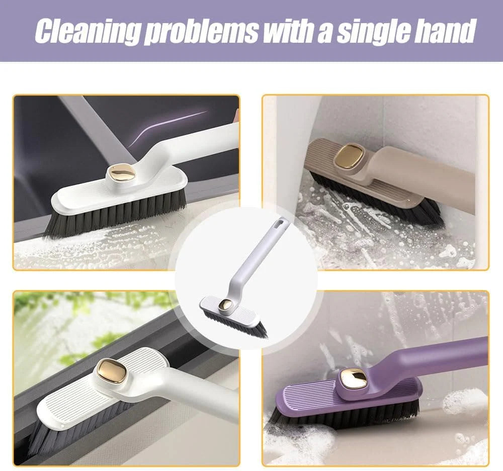 Rotating V Shaped Hard Bristle Cleaning Brush