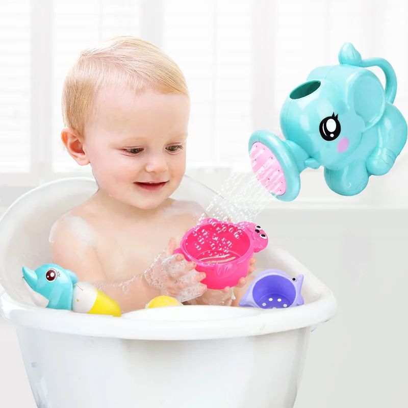 Baby cartoon elephant shower cup
