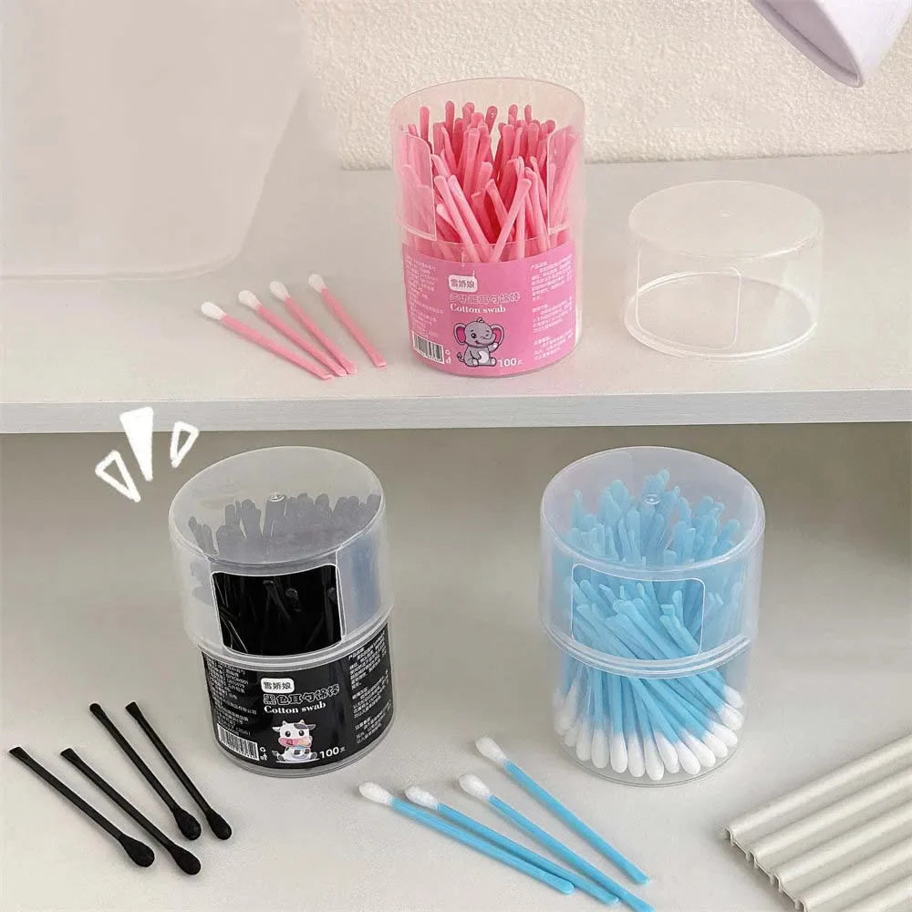 100Pcs Single Head Cotton Buds